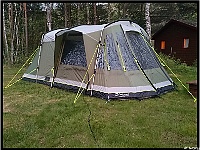 DSC 0124-border  De tent staat op Birkelund-camping